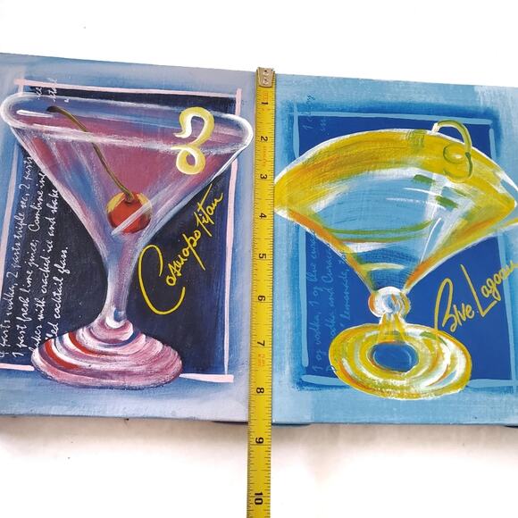 Artwork Painting Pieces with Cocktails and Recipes - Picture 3 of 8